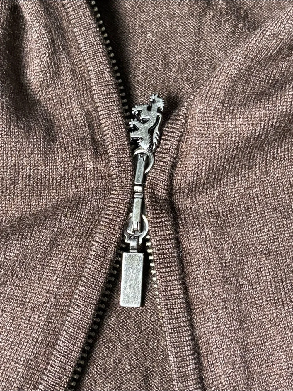 Pringle of Scotland Men's Fine Knit Zip-Up Sweater (missing tags)